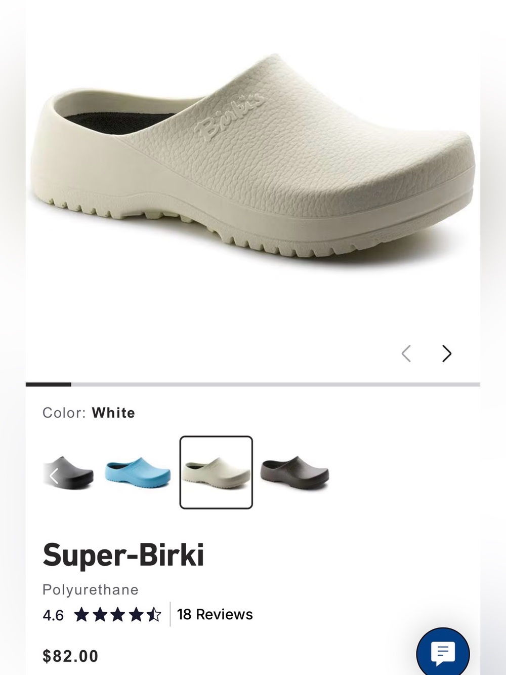 Super-  Clog in White